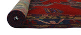 Vintage Darell Red/Grey Runner, 4'7" x 10'11"
