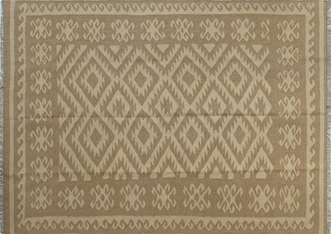 Winchester Chaimaa Ivory/Brown Rug, 5'5" x 7'5"