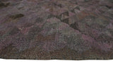 Elan Mayson Brown/Purple Rug, 2'7" x 3'7"