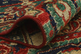 Aria Muiz Red/Blue Runner, 2'6" x 18'6"