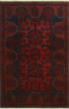 Khal Mohammadi Radclyf Red/Navy Rug, 2'7" x 4'0"