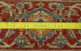 Aria Kaplan Grey/Red Rug, 8'11" x 11'10"