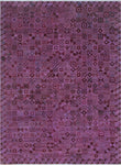 Overdyed Dannia Purple/Burgundy Rug, 8'3" x 10'9"