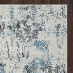 High-Low Pablo Blue/Ivory Rug