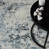 High-Low Pablo Blue/Ivory Rug