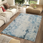 High-Low Arthur Blue/Grey Rug