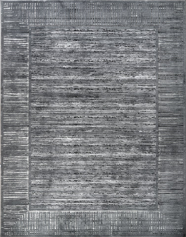 Rolo Savannah Grey/Black Rug