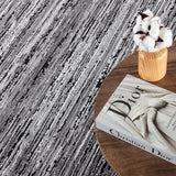 Rolo Savannah Grey/Black Rug