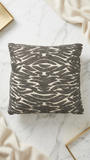 Abott Modern Solid Square Hand-Beaded Velvet Pillow Cover & Insert