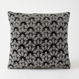 Lana Black Beaded Throw Pillow Cover & Insert
