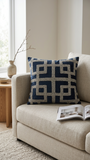 Picasso Blue Throw Pillow