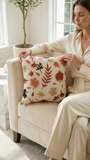 Vermont Throw Pillow, Blue(18"x18"x4")
