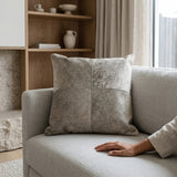 Grace Cowhide Multi-Tonal Accent Pillow