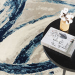 Damian Navy/Beige Rug