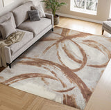 Damian Brown/Beige Rug