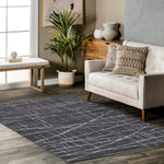 Imperial Pierce Charcoal/Ivory Rug