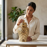 Aria Gold Ginger Jar (Multiple sizes)