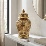 Aria Gold Ginger Jar (Multiple sizes)