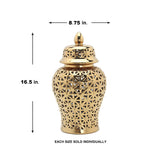 Aria Gold Ginger Jar (Multiple sizes)