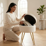 Xan Storage Stool, (13"x13"x17.5")