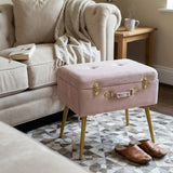 Dove Storage Stool, (20"x13.5"x19")