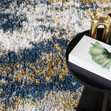 Lux Ridley Blue/Gold Rug
