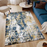 Lux Ridley Blue/Gold Rug