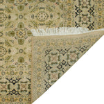 Wali Diaval Beige/Green Rug, 9'0" x 12'1"