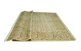 Wali Debbra Ivory/Lt. Green Rug, 9'1" x 11'11"