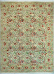 Wali Shaun Grey/Green Rug, 9'1" x 12'2"