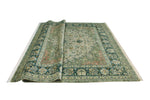 Wali Draven Grey/ Green Rug, 9'0" x 11'11"