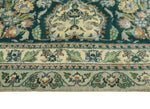 Wali Draven Grey/ Green Rug, 9'0" x 11'11"