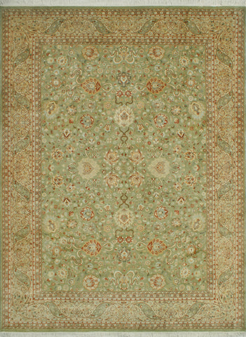 Wali Deysi Lt. Green/Beige Rug, 9'0" x 11'11"