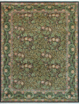 Wali Donna Black/Green Rug, 8'11" x 12'1"