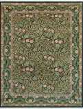 Wali Donna Black/Green Rug, 8'11" x 12'1"