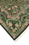 Wali Donna Black/Green Rug, 8'11" x 12'1"