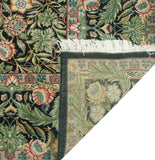 Wali Donna Black/Green Rug, 8'11" x 12'1"