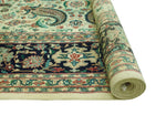 Wali Darlyn Ivory/Navy Rug, 8'10" x 12'6"