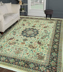 Wali Darlyn Ivory/Navy Rug, 8'10" x 12'6"