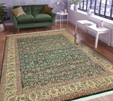 Wali Cletus Green/Gold Rug, 8'1" x 10'1"