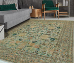 Wali Delfina Grey/Green Rug, 8'1" x 10'1"