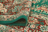 Wali Corrine Green/Red Rug, 8'2" x 10'0"