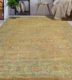 Wali Culbart Gold/Beige Rug, 8'0" x 10'0"