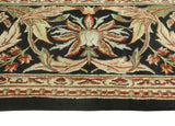 Wali Cutler Black/Green Rug, 8'0" x 10'4"