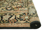 Wali Cutler Black/Green Rug, 8'0" x 10'4"