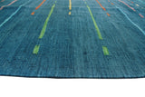 Winchester Elroy Blue-Grey/Rust Rug, 8'0" x 9'9"