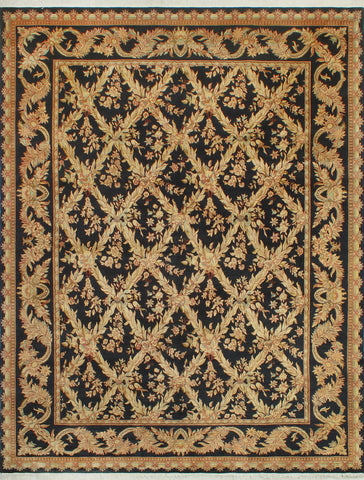 Wali Crown Black/Beige Rug, 8'0" x 10'3"