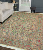 Wali Collis Ivory/Brown Rug, 7'11" x 10'2"