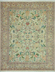 Wali Dominic Ivory/Lt. Green Rug, 8'10" x 12'0"