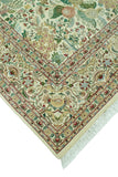 Wali Dominic Ivory/Lt. Green Rug, 8'10" x 12'0"